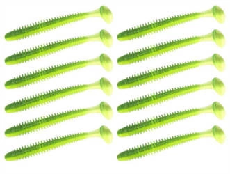 Keitech Swing Impact 2"/5.08cm - LT#62 LT Chart Lime Shad - 12szt.