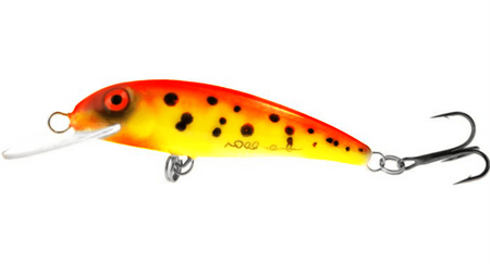 Wobler Wob-Art Strzebla 6cm | pływający | Mascare Orange