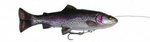 ..Guma SAVAGE GEAR 4D Line Thru Pulsetail Trout 16cm SS 51g - RAINBOW TROUT