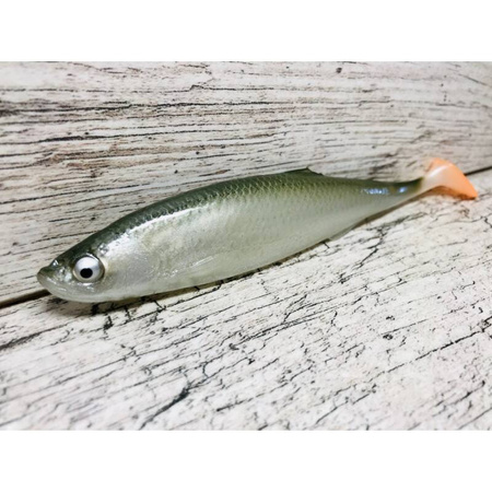 Guma SEWRO CUSTOM BAIT Ukleja 16cm Zielony Kopyto Pomarańcz