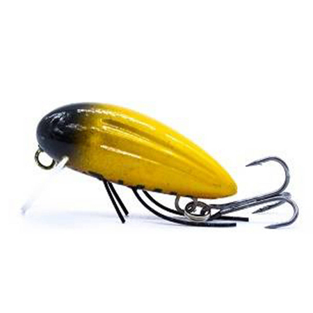 Wobler Engima Baits Owad 3cm | Żółto-Miedziany | pływający