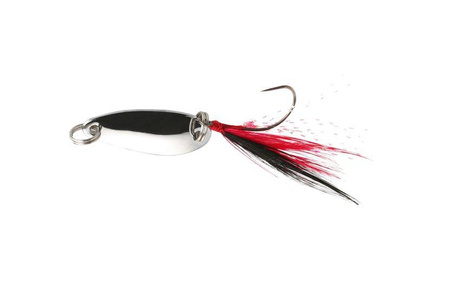 Wahadłówka Mikado Mini Spoon- 2,4cm | 2.5g | srebrna z chwostem