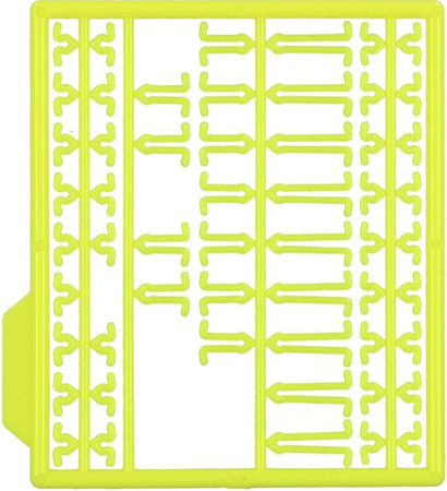 Stopery do przedłużania włosa Mikado - żółte – 2szt.