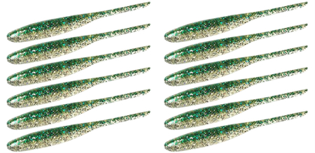 Guma Keitech Shad Impact 2" | 5,1cm | LT#49 LT Green Sardine | 12 szt.