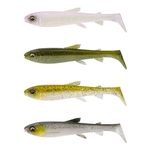 Zestaw Gum Savage Gear 3D Whitefish Shad 9 cm | Clear Water Mix | 4 szt.