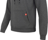 Bluza z kapturem Favorite Black logo dark grey melange | rozm. M