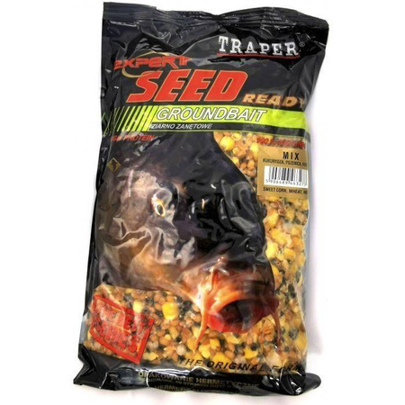 Ziarno zanętowe Traper MIX 1 (kukurydza, pszenica, konopie) 1kg