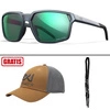 Okulary Wiley X - Sierra Captivate / Polarized Green Mirror / Amber Matte Graphite Frame + GRATISY!