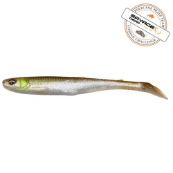Guma Savage Gear Slender Scoop Shad 9cm | Green Silver