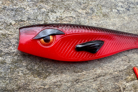 Guma Great Fish Rocky Twister 11cm | Toxic Red| 2 szt.