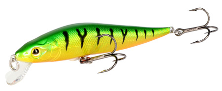 Wobler Mikado Fishunter -ghost 10cm / Firetiger- Neutralny