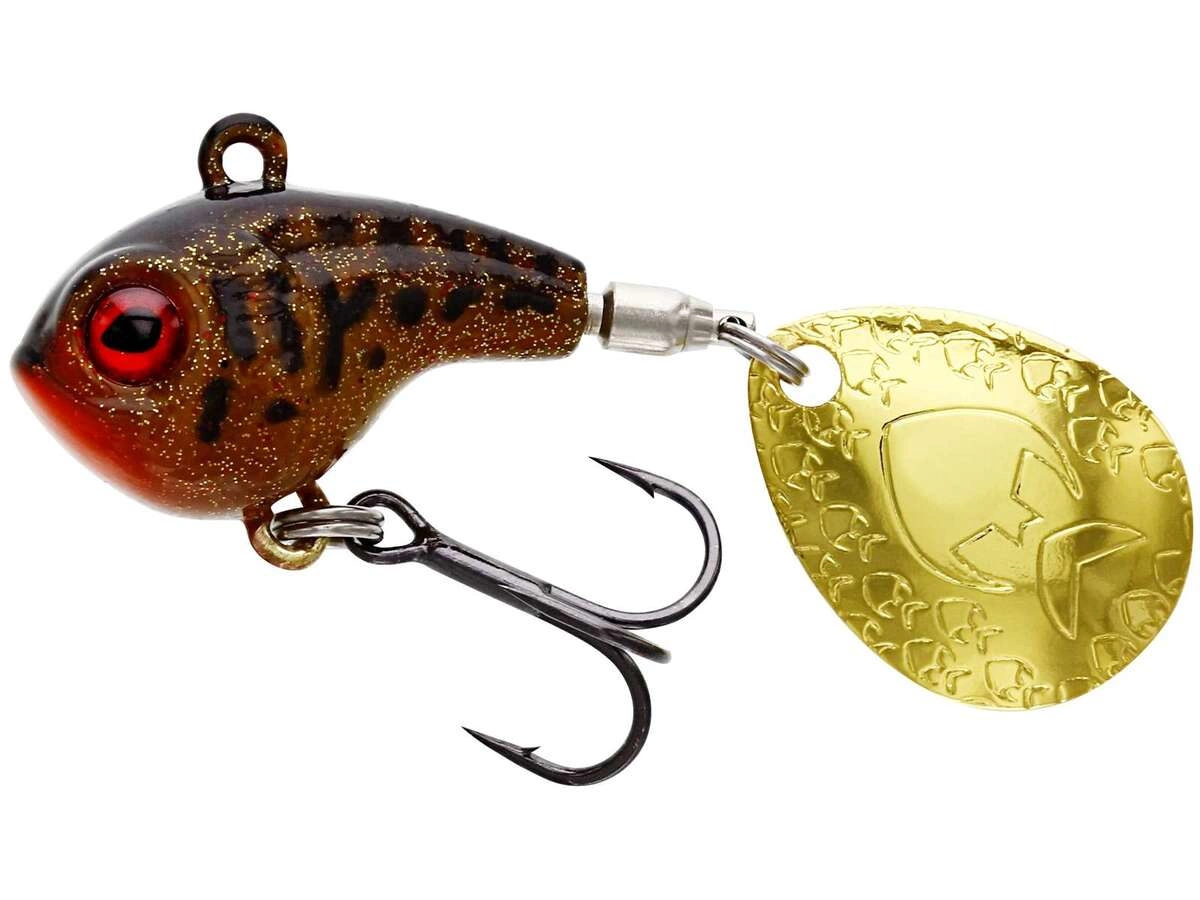 .Wirujący ogonek Westin DropBite Spin Tail Jig 3.2cm - 12g - Motoroil Burbot