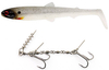 Zestaw Guma Westin BullTeez Shadtail 18cm | Glow Ghost Hunter + Dozbrojka Vis Vangen