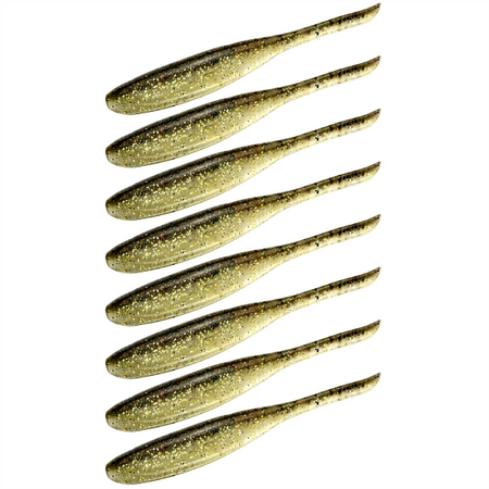Guma Keitech Shad Impact 4" | 10,2cm | #417 Gold Flash Minnow | 8 szt.