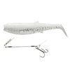 Zestaw Guma SAVAGE GEAR Cannibal 12.5cm 20g White Flash + Dozbrojka Vis Vangen
