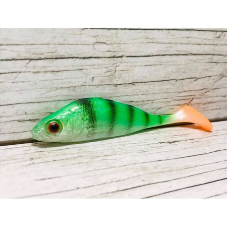 Guma SEWRO CUSTOM BAIT Okoń 7,5cm Fluo