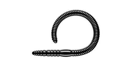 Przynęta Libra Lures Flex Worm 9cm | 040 - Black | brak zapachu | 10 szt.