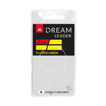 Przypony fluorocarbonowe Mikado DREAM LEADER 30cm/10LB/4.45kg - 2szt.