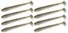 Guma Keitech Swing Impact 4" | 10,2cm | #410 Crystal Shad | 8 szt.