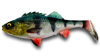 .Guma SAVAGE GEAR 4D Perch Shad 17.5cm 68g - Green Silver