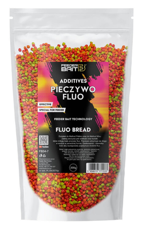 Dodatek do zanęt Feeder Bait 200g | Pieczywo Fluo