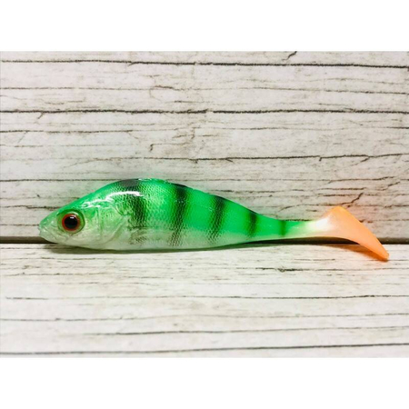 Guma SEWRO CUSTOM BAIT Okoń 7,5cm Fluo