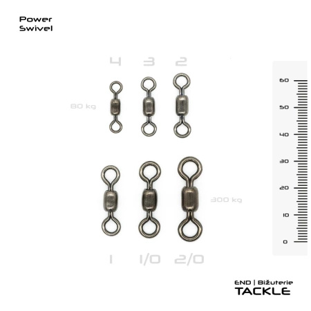Krętlik Sumowe VAGNER Power Swivel / roz 2 / 8szt.