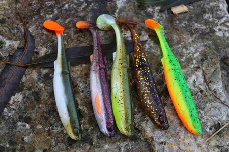 Guma Savage Gear Craft Bleak 10cm | Green Pearl Yellow