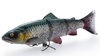 ..Savage Gear 4D Line Thru Pulsetail Trout 16cm SS 51g - Green Silver