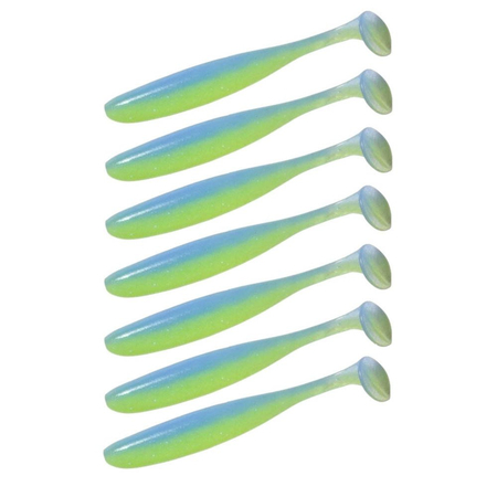 Guma Keitech Easy Shiner 4" | 10,16cm | LT#41 Electric Chartreuse | 7 szt.
