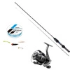 Zestaw BIAŁORYB NA SPINNING - dla wymagających - Favorite Blue Bird Nano BB1-602N-S 1.83m 0.2-1.5g / Favorite Arena 1500S + Akcesoria / z plecionką