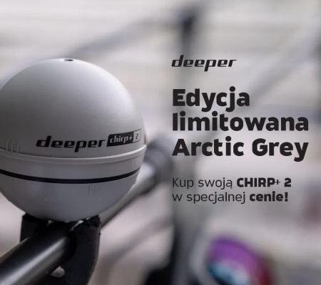 Echosonda Deeper CHIRP+ 2 Arctic Grey + Night Cover