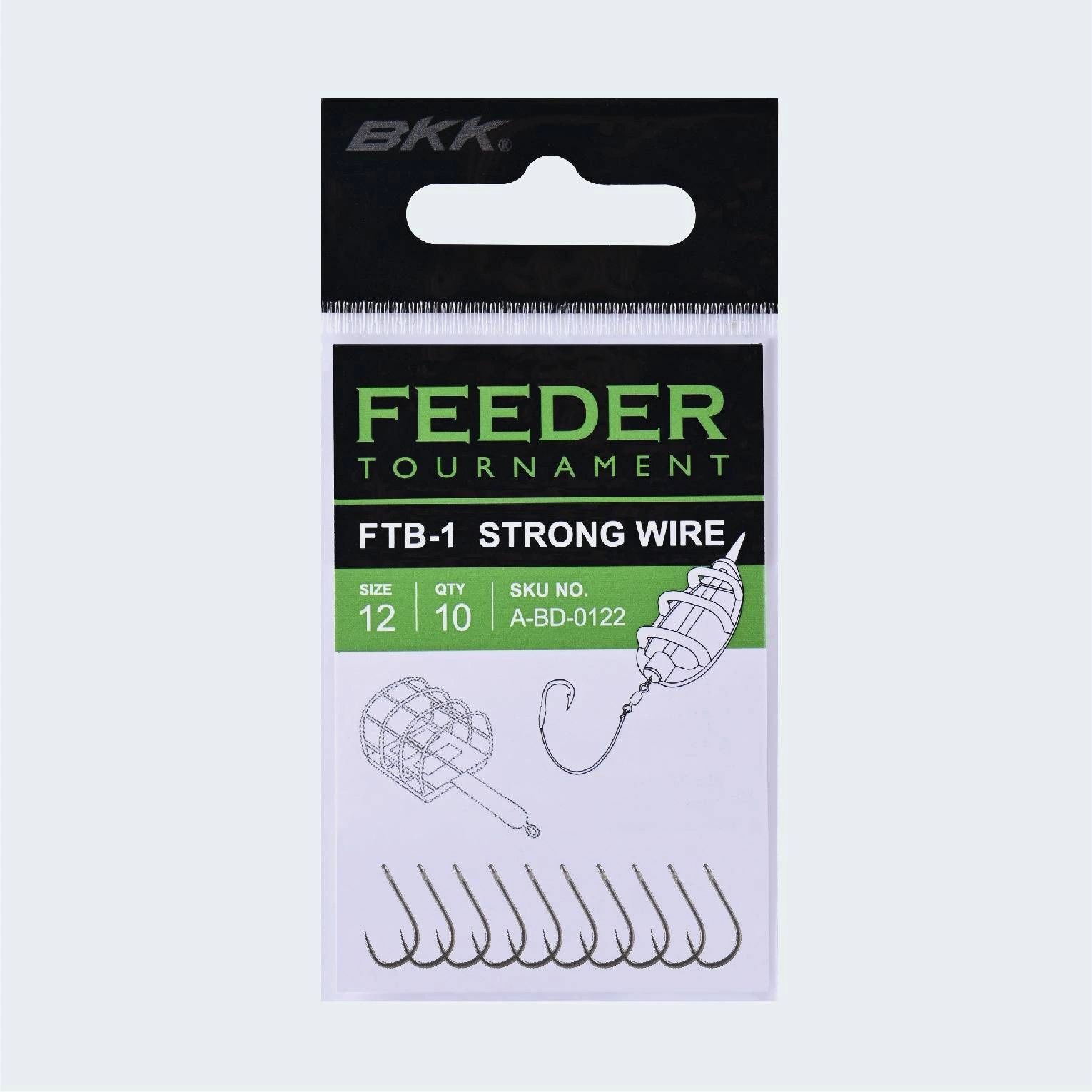 Haczyki bezzadziorowe BKK Feeder Tournament FTB-1 | 12 |10 szt.