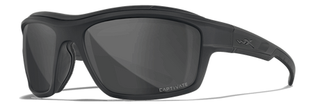 Okulary Wiley X Omega Captivate Polarized Grey Black Ops - Matte Black Frame