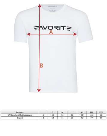 T-shirt Favorite Rubber Logo - Ivory- rozmiar M