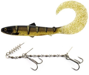 Zestaw Guma Westin BullTeez Curltail 21cm | 49g - Cola Perch + Dozbrojka Vis Vangen