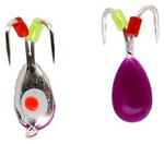 Żuczek podlodowy Mikado Ice Bug 4mm - wolfram - Fioletowo-srebrny