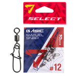 Agrafki z krętlikiem Select Basic Swivel Snap #12 | op. 10 szt.