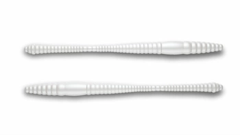 Przynęta LIBRA LURES Dying Worm 7cm -004 - silver pearl- 15szt (bez zapachu)
