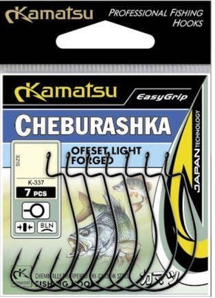 Haczyki Kamatsu Cheburashka Offset Forged - 3/0 - 5 szt.