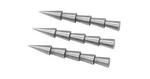 Piny do przynęt Mikado Jaws dociążające wolframowe 29mm | 3,10g | 3szt.