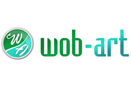 Wobler Wob-Art Ukleja Vibro 6,5cm | tonący | Atrament