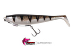 Guma Fox Rage Zander Pro Shad Loaded 16cm | UV Glitter Perch