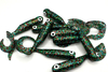 Guma Great Fish GF1 Twister 4,9cm | Colorful Glitter | krewetkowy | 10 szt.