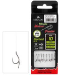 Przypony do methody Mikado z igłą - hak z zadziorem nr 10 / żyłka: 0.20mm/10cm - 8szt.