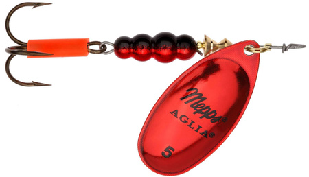 Obrotówka Mepps Aglia Platium #5 | 13g | Czerwona