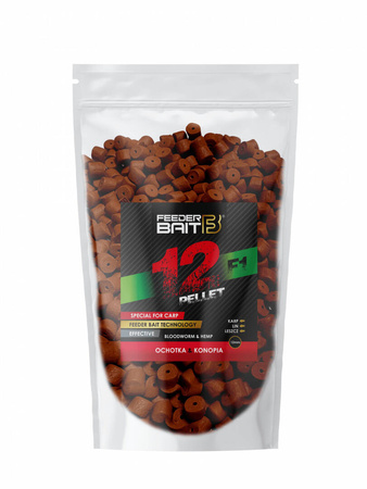 Pellet Feeder Bait 12mm | F1 Ochotka - Konopia | 800g