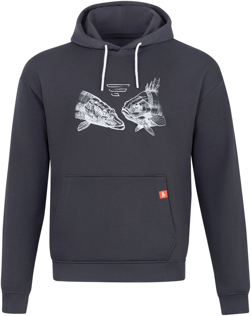 Bluza z kapturem Favorite Fish dialog dark grey - rozmiar L