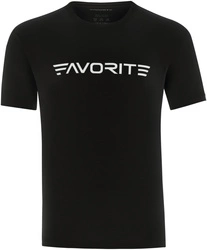 Favorite T-shirt Black Logo - Czarny - rozmiar M