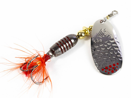 Obrotówka Mikado Windmill #1 5g- Silver Red 